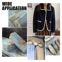 Отделка витого шнура из полиэстера&nbsp;OCOR-WH0074-21