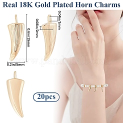 20шт латунные подвески&nbsp;KK-BBC0015-21