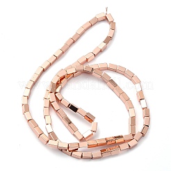 Гальванические нити из синтетических немагнитных гематитовых бусин G-I360-Y01-03