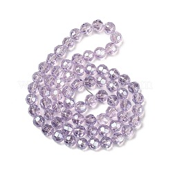 Стеклянные бусины с гальваническим покрытием &nbsp;X-EGLA-Q129-01B