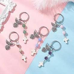 Брелоки из натуральных и синтетических драгоценных камней и сплавов&nbsp;KEYC-JKC01453