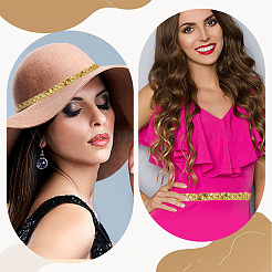 2 шт. 2-х цветные пластиковые и полиэстеровые бусины-пайетки OCOR-CY0002-10A