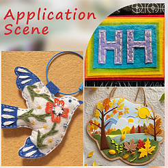 15шт фетровый нетканый материал&nbsp;DIY-SP0003-93O