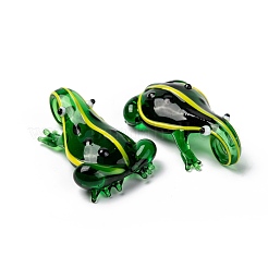 Подвески ручной работы стеклянные бусины LAMP-R106-M10-B