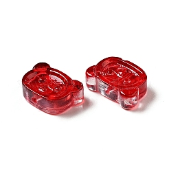 Спрей окрашены прозрачные стеклянные бусины GLAA-F119-04