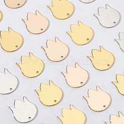 30шт 3 цвета латунные подвески KK-BC0001-77