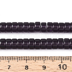 Прозрачные стеклянные бусины GLAA-N028-3x6mm-04