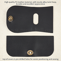 2 шт. 2 стиля сплава закручивающаяся застежка&nbsp;FIND-WR0001-50C