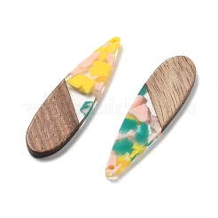 Подвески из смолы и ореха FIND-R051-14F