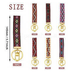 7шт. Винтажный брелок из полиэфирной ленты&nbsp;KEYC-TAC00047