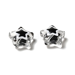 Стекло с эмалевыми бусинами&nbsp;LAMP-M011-01C