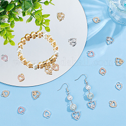 48шт. 6 шт. подвески со стразами ALRI-HY0001-03