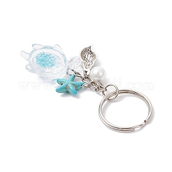 Светящиеся прозрачные акриловые брелоки&nbsp;KEYC-JKC01358-03