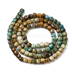 Бусины из натуральной бирюзы  G-G294-B01-4x4mm