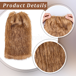 Чехол для ботинка из полиэстера с имитацией лисьего меха&nbsp;AJEW-WH20130-37A