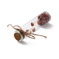 Мини-бутылочки для желаний из натурального хрусталя и камня&nbsp;G-C232-05E