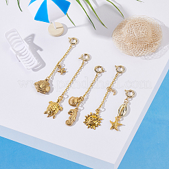 5 шт. латунная и сплавная подвеска для бикини&nbsp;HJEW-GA00064