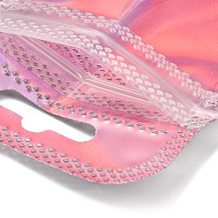 Пластиковая блестящая голографическая упаковка пакеты с застежкой-молнией инь-ян OPP-D003-04A