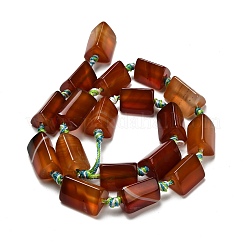 Натуральный красный агат бисер нитей G-F807-D01-01