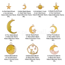 Подвески из сплава эмали 10шт 10 стиля&nbsp;ENAM-YW0002-81