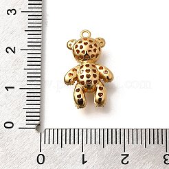 Латунные микро проложить кубического циркония подвески KK-K294-26G