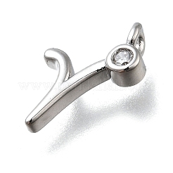 Латунные микро проложить кубического циркония подвески&nbsp;KK-B132-12P-R