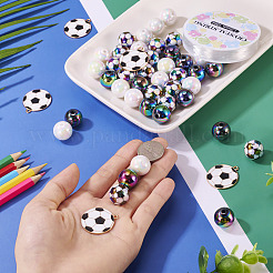 56шт наборы для самостоятельного изготовления растягивающихся браслетов&nbsp;DIY-TA0013-67