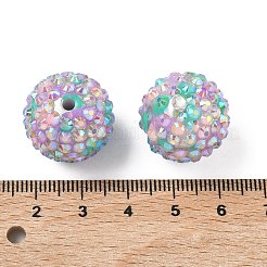 Круглый смолы горный хрусталь бисер&nbsp;OACR-Z035-02D