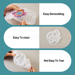 2 шт. 2 силиконовые Молды для подвески в медицинском стиле&nbsp;DIY-TA0005-23