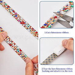 1 комплект отделки стразами горячей фиксации DIY-GF0009-82