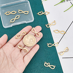 12 шт. 12 подвески из нержавеющей стали 304 в стиле хрусталя&nbsp;STAS-UN0040-52