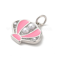 Подвески из латуни с эмалью в стойку&nbsp;KK-Z056-35P-03