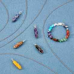 Набор для изготовления ювелирных изделий из камня своими руками&nbsp;DIY-SZ0007-87