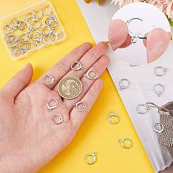 25 пара латунных сережек-колец Huggie Hoop KK-CN0001-84