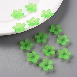 Матовые акриловые колпачки из бисера&nbsp;MACR-S371-08A-734