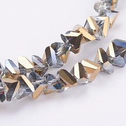 Стеклянные бусины с гальваническим покрытием &nbsp;EGLA-J145-6mm-HP03