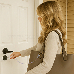 4шт брелок из стеклянных бусин KEYC-NB00026