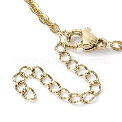 Браслеты из овальной цепочки из нержавеющей стали 304 для женщин BJEW-JB10367
