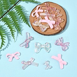 70шт 7 стиля непрозрачные и прозрачные акриловые бусины&nbsp;MACR-FS0002-14