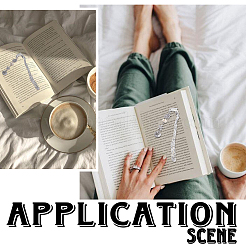 12 шт. 3 стиля тибетский стиль сплав закладки фурнитура с отверстием FIND-SC0006-63