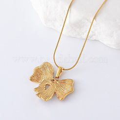 3 шт. ожерелье с бантом из нержавеющей стали темно-красной эмали для женщин SV3353-2