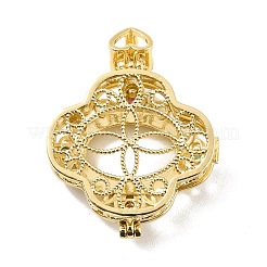 Подвески-медальоны с кубическим цирконием из латуни с гальванопокрытием из микропаве KK-C241-02G