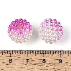 Имитация жемчуга акриловые&nbsp;OACR-T004-15mm-12