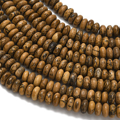 Естественного изображения яшмы бисер нитей G-Z110-B10-2x4mm