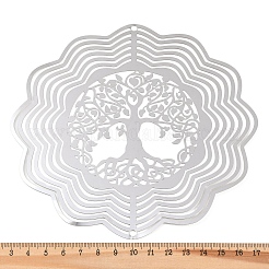 Ветряная вертушка с вращающимся подвесным механизмом из нержавеющей стали 201 (3d).&nbsp;STAS-B122-01P-08