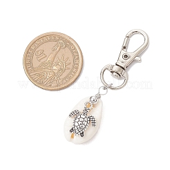 Океан коллекция подвесные украшения из ракушек&nbsp;HJEW-JM03210-07