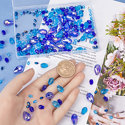 280шт 5 стиля нити стеклянных бусин GLAA-SC0002-13