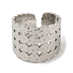 Кольцо из нержавеющей стали марки 304&nbsp;RJEW-C067-04P