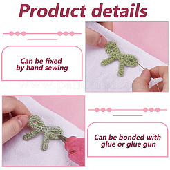 42 шт. 7-х цветные заплатки из полиэфирной ткани&nbsp;PATC-FG0003-15