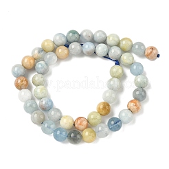 Природные Аквамарин бисер нитей&nbsp;LS-G-D327-A01-8mm